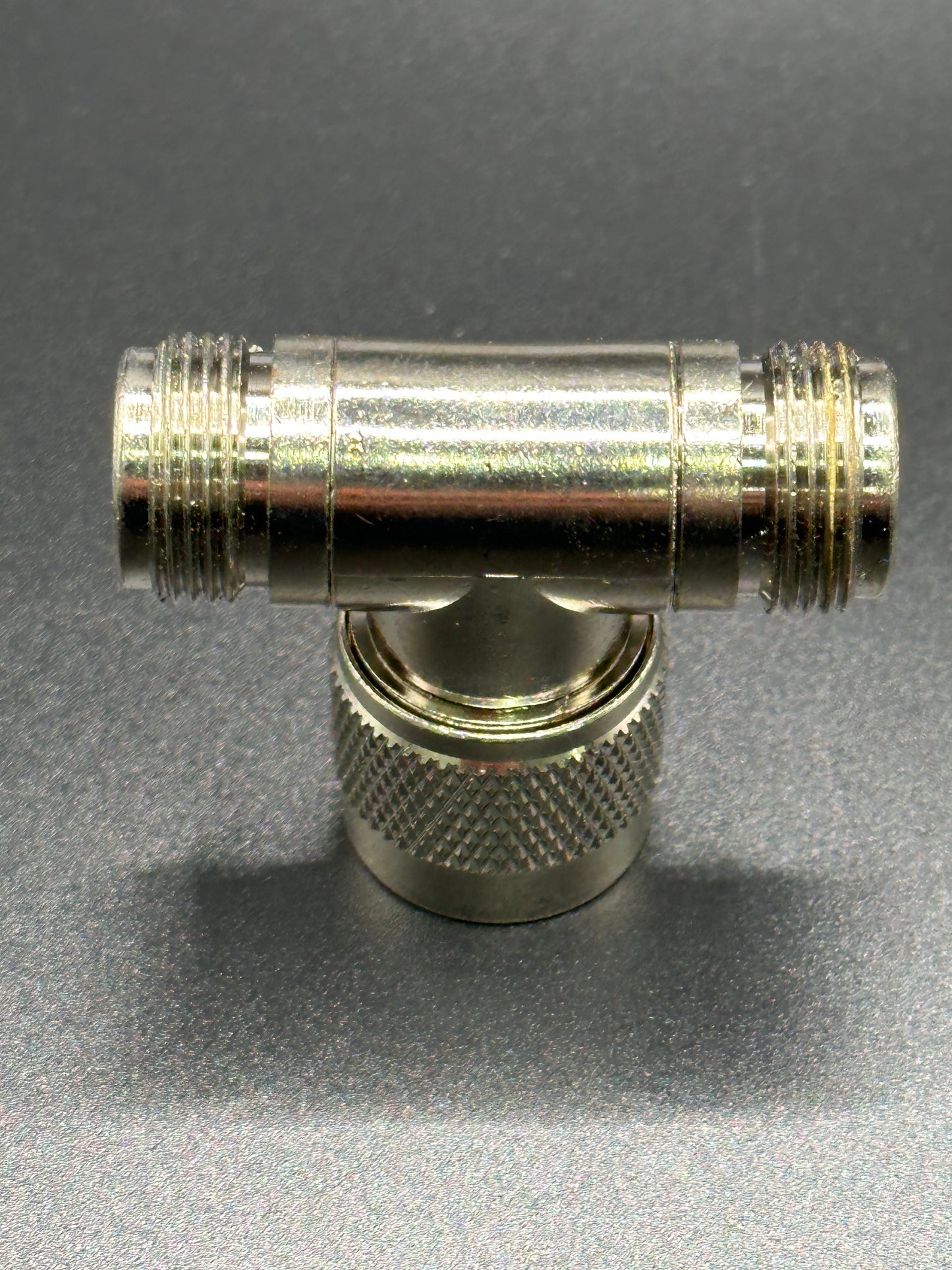N CONNECTOR T MALE/FEMALE/FEMALE 80107