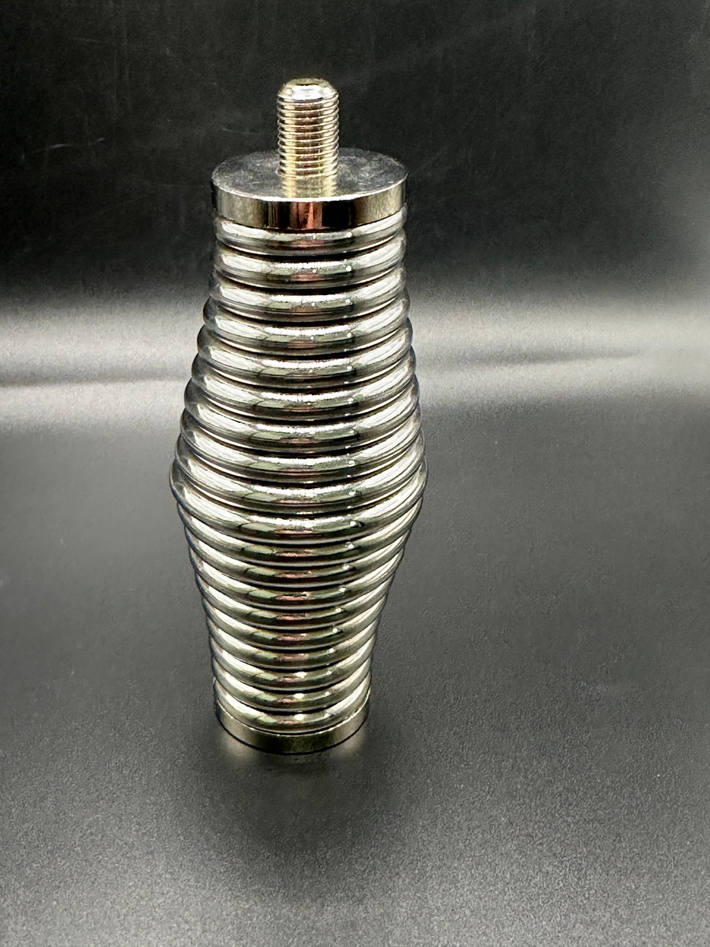LARGE BARREL ANTENNA SPRING 3/8"X24 STAINLESS STEEL T604