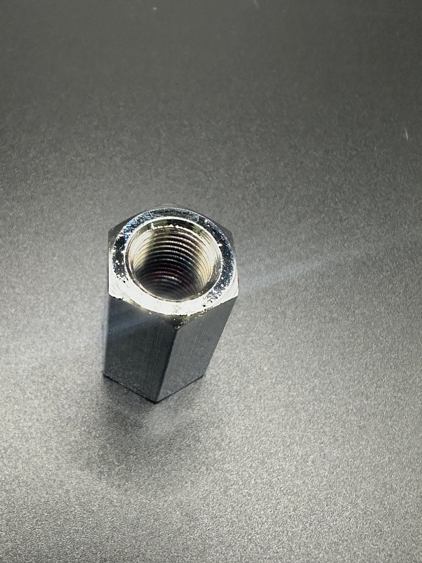 Chrome Plated 3/8" x 24 Nut 1" Long all brass TNUT