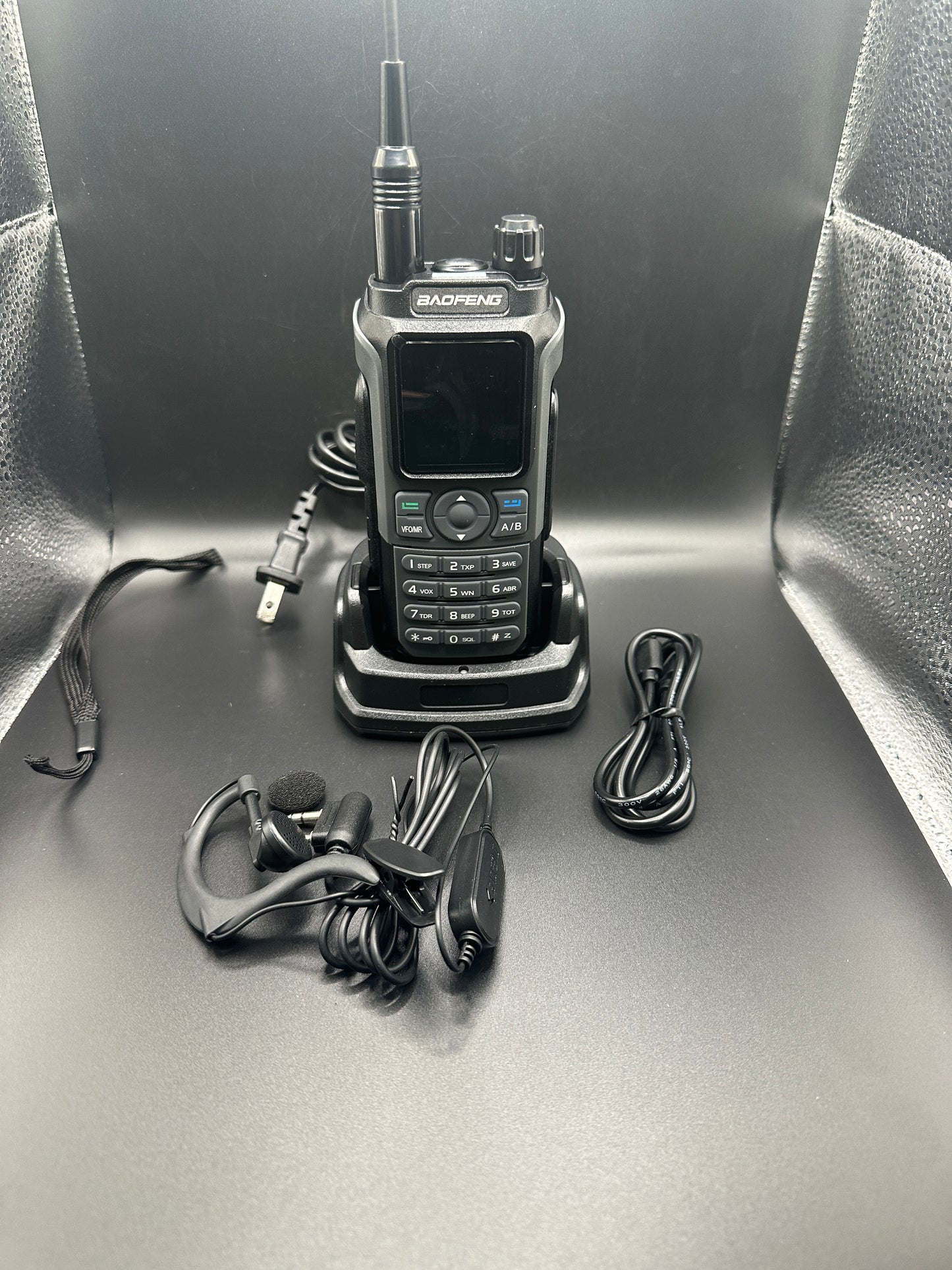 Baofeng Radio Ham Radio UV-21R Dual Band Handheld Long Range Two Way Radio Black