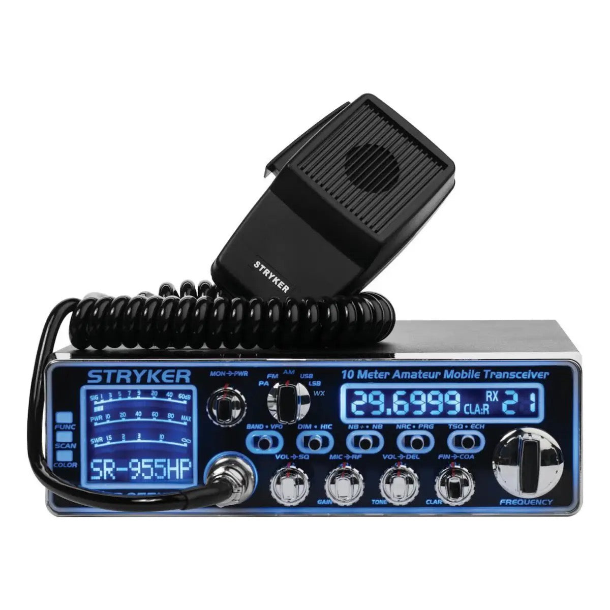 Stryker SR-955HPC+ 10 Meter Radio With 100+ Watts PeP Includes AM / FM / SSB / WX Modes