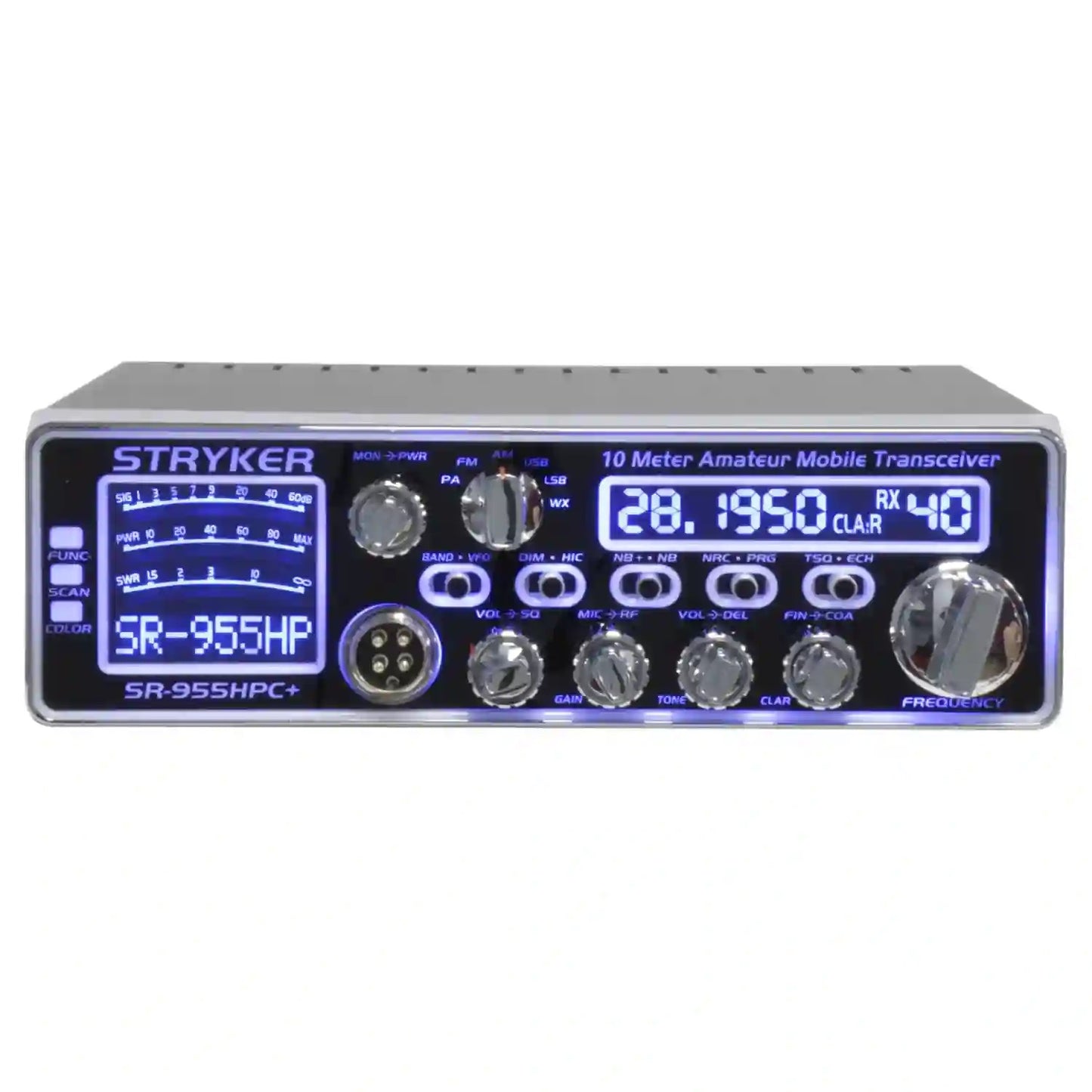 Stryker SR-955HPC+ 10 Meter Radio With 100+ Watts PeP Includes AM / FM / SSB / WX Modes