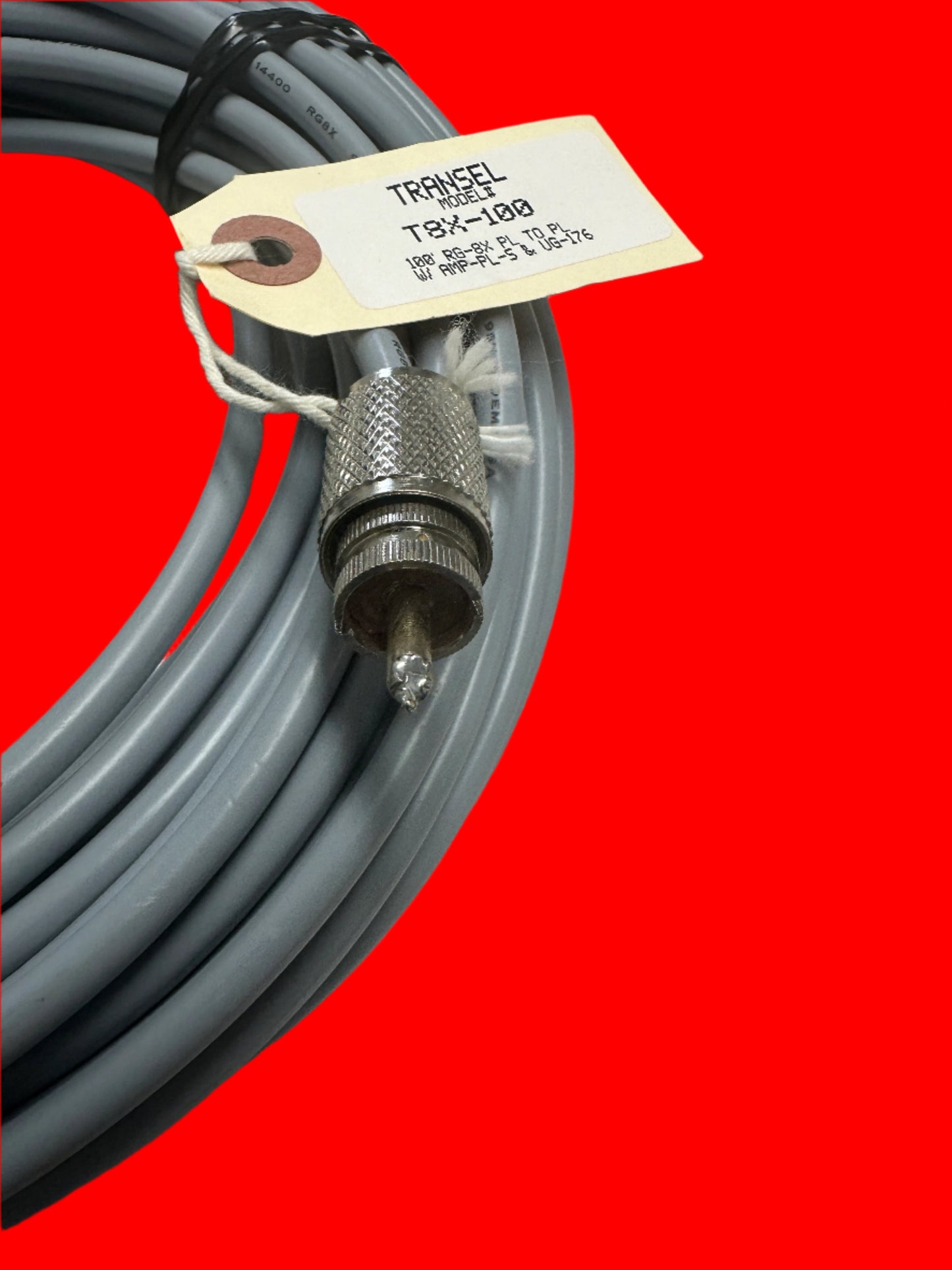 ANTENNA COAX GRAY RG8X PL-259 TO PL-259 PRE-MADE