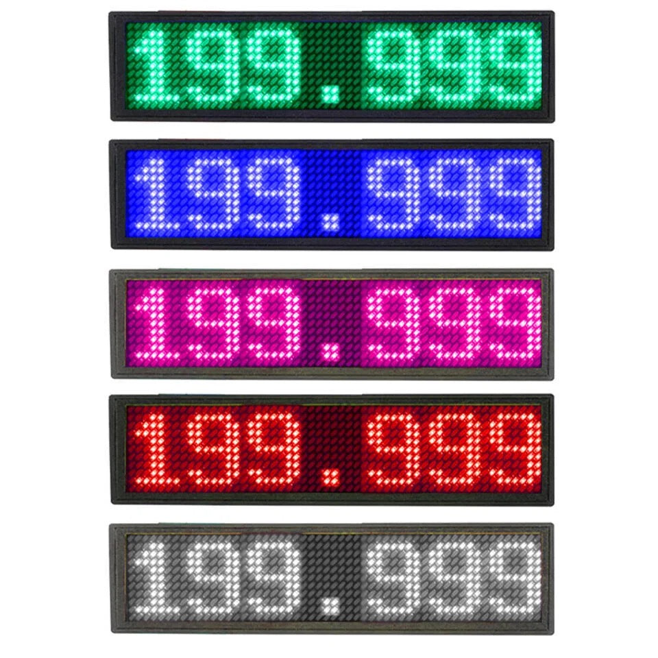 LED PROGRAMMABLE BADGES